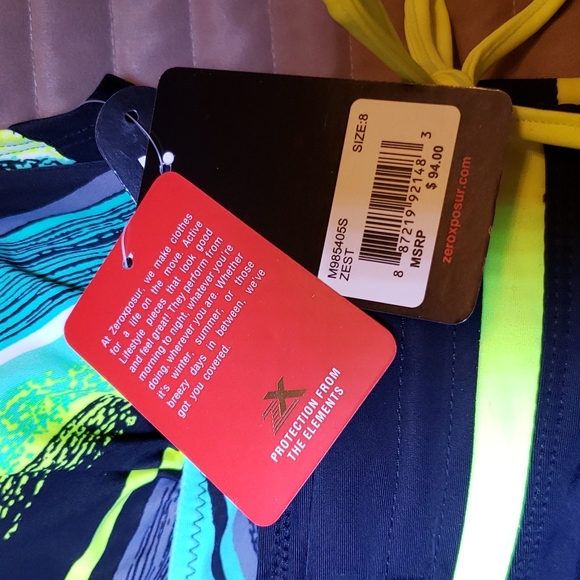 Zeroxposur 2 piece Bathing Suit Tankinis boy shorts size 8 - Picture 5 of 7